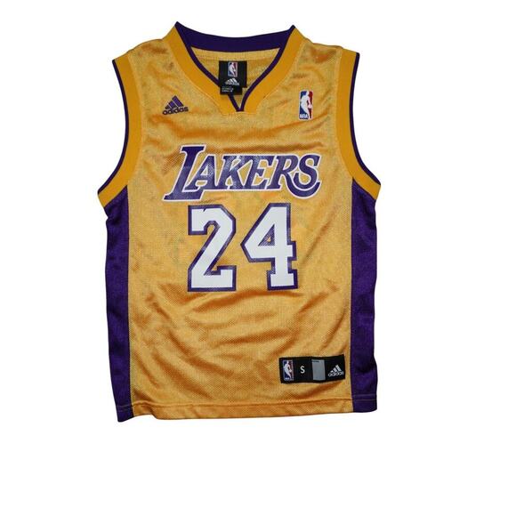 Adidas Youth Kobe Bryant #24 Lakers Jersey – Size Small (8) - Picture 1 of 3